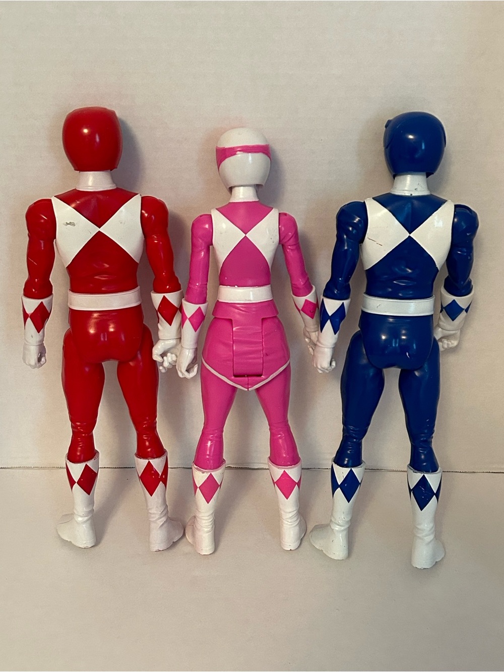 Power Ranger Trio Figures - Red, Blue, Pink Rangers - Picture 6 of 6